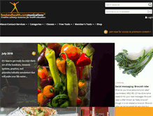 Tablet Screenshot of foodandhealth.com